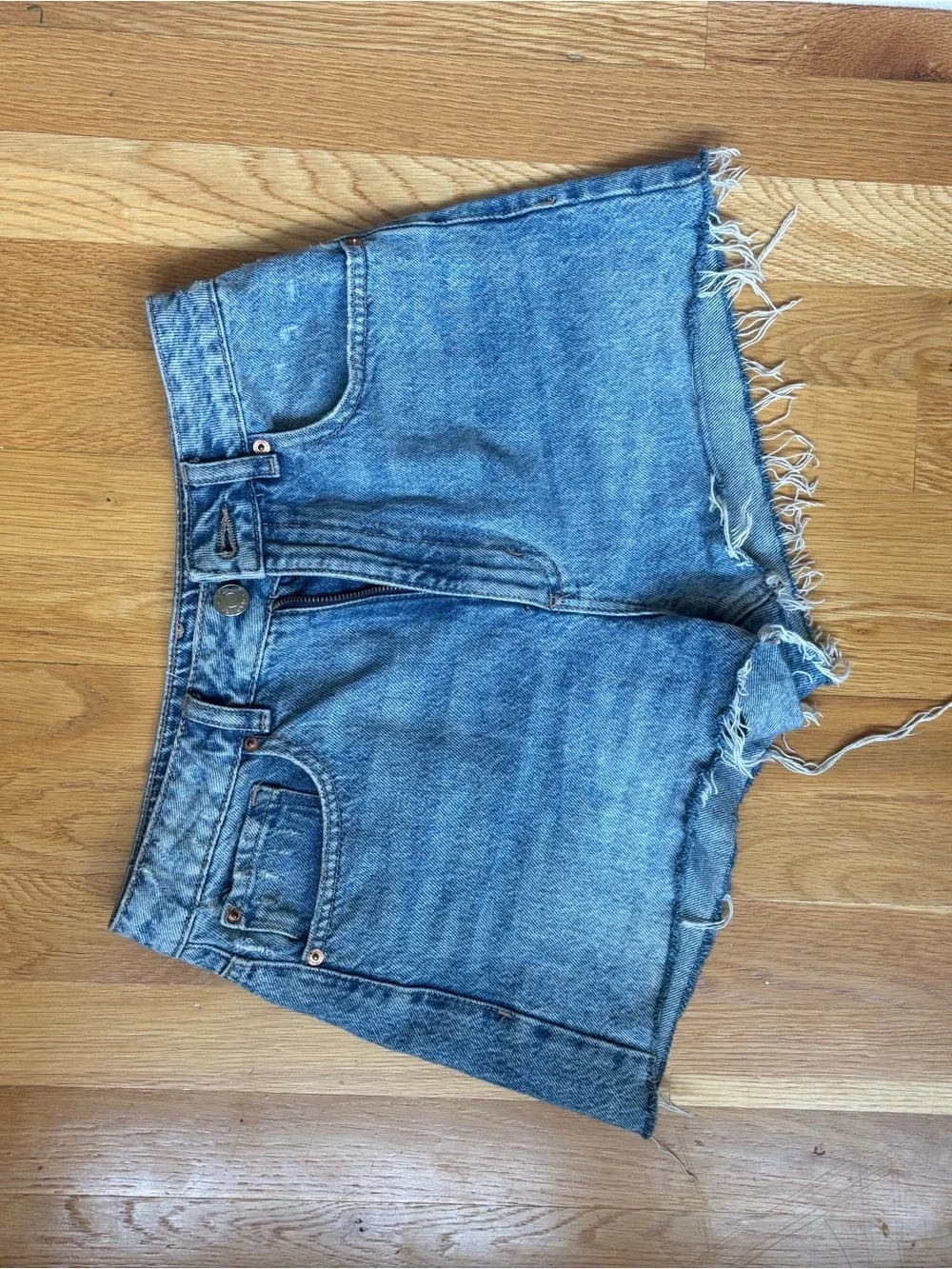 Garage Light Blue Denim Jean Shorts